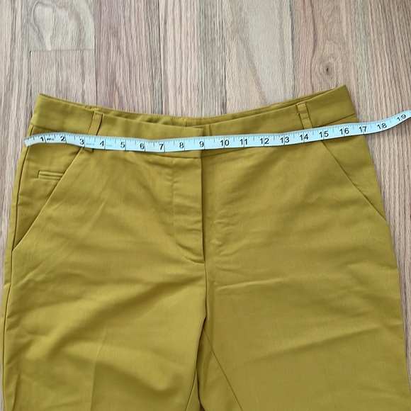Jules & Leopold | Mustard Cropped Trouser Pants | Size 8 - Picture 5 of 7